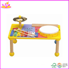 2014 nouveau jouet en bois instrument de musique, musique instrument en bois populaire et vente chaude musique instrument coloré W07A053